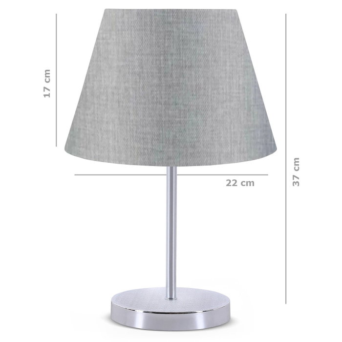 Opviq Lámpara de Mesa AYD-2853 Gris